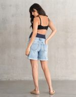 tokyo τζιν σορτς εγκυμοσυνης. shorts εγκυμοσυνης.